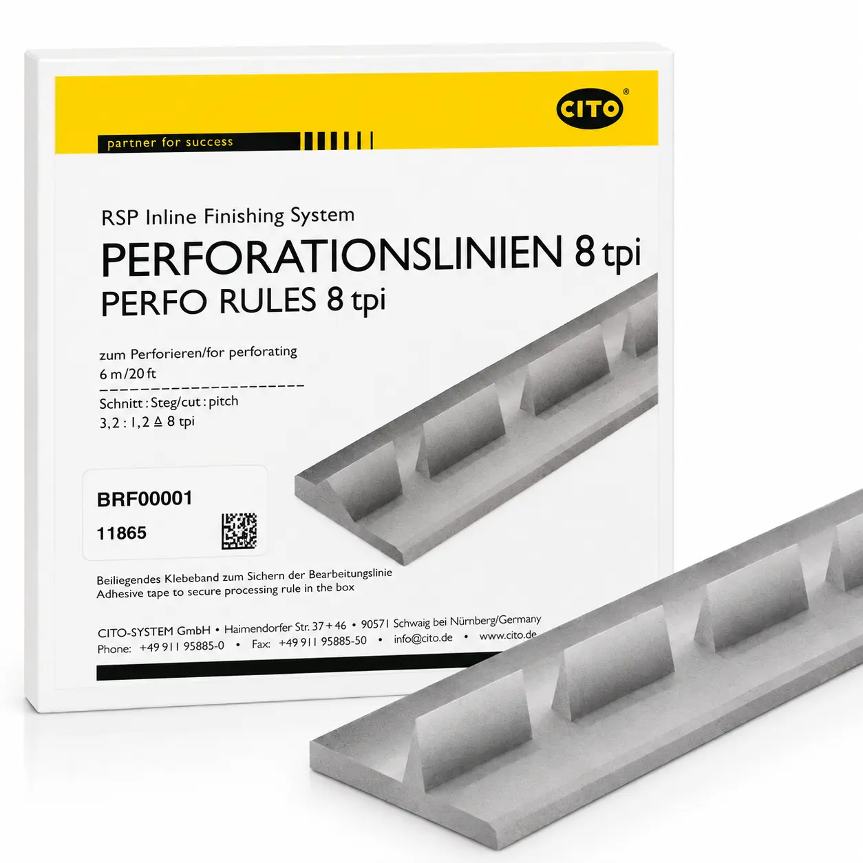 Perforatielijn 8 tpi