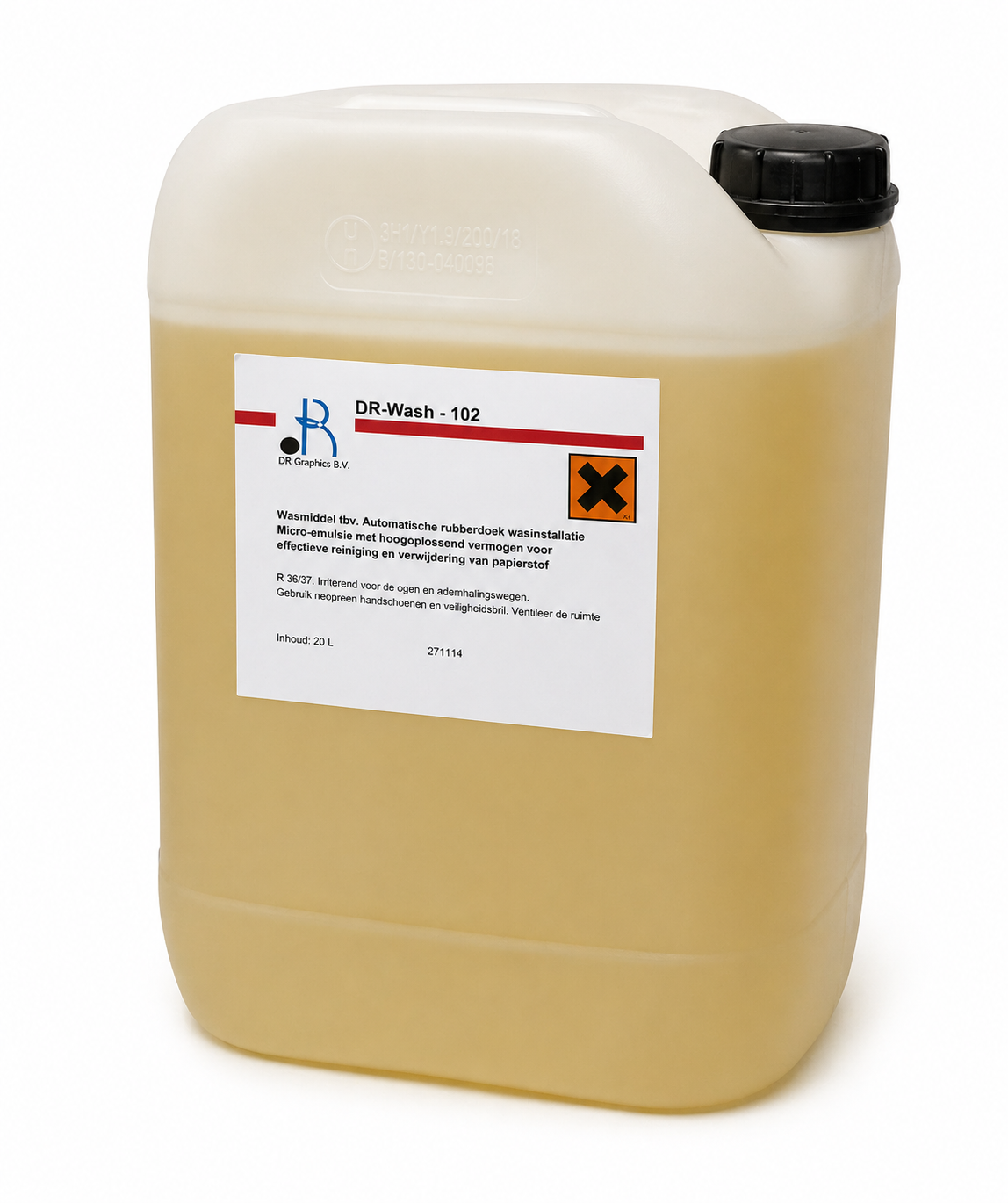 DERU Wash–102 – Rubberdoekwasinstallaties – 25L