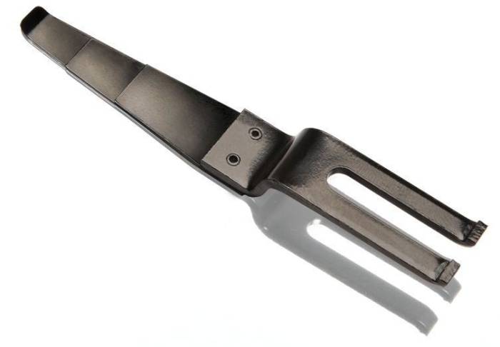 Afstrijkveer voor een drukpers,Metalen afstrijkveer voor het verwijderen van overtollige inkt op de drukpers